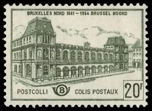 BELGIUM Q373 (Mi P52) - Old North Station "Parcel Post" (pa19882) - Picture 1 of 1