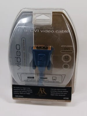 DVI Digital Video High-Performance Series Cable Acoustic Research 12 ft.  AP-098 - Image 1 of 2