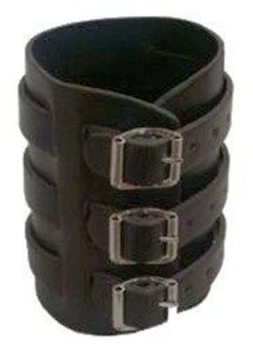 bracelet de force large homme. Bracelet en cuir. - Photo 1/4