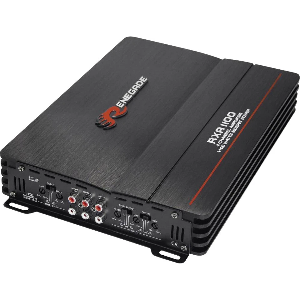 Renegade RXA1100 4-Kanal 600W Endstufe - Schwarz