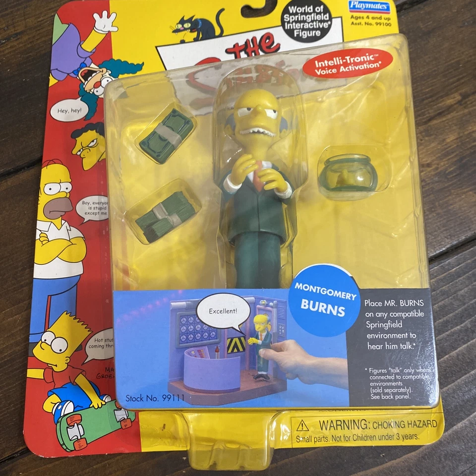 Playmates Toys The Simpsons Mr. Burns Action Figure