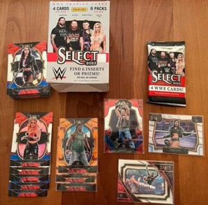 OPENED - 2023 Panini Select WWE - Blaster Box - (43 Total Cards)