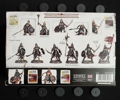 10 Deathrattle Skeleton Warriors Soulblight Gravelords Warhammer Undead Sigmar  - Image 1 of 2
