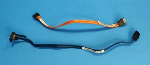 Lot of 2 Dell Optiplex 360 380 580 760 780 9in/10in Orange/Blue SATA Cable MD713 - Picture 1 of 1