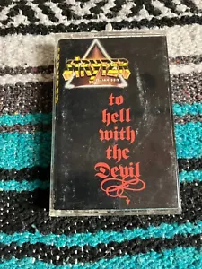 To Hell with the Devil Stryper Cassette Tape 1986 Enigma Records Christian Metal - Picture 1 of 6