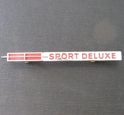 GM Pontiac 1966/67 Acadian Canso, sport deluxe quarter panel emblem, 2 emblems - Image 1 of 2