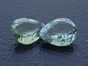 Ceylon Green Sapphire VS 5x4mm Pear 0.34ct Loose Natural Gemstone Sri Lanka 1pce - Bild 1 von 12