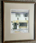 Norma Wheatley Framed Watercolour The Cooked Meat Corner Shop Poulton Lancashire