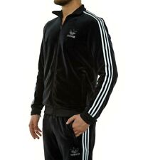 adidas velvet tracksuit mens