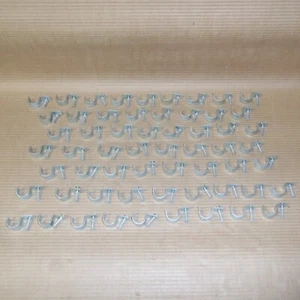 NEW LOT OF 59 HILTI 3/4" FASTENING CONDUIT CLIPS W/ PRE-MOUNTED TOP HAT PINS 3/4 - Picture 1 of 5