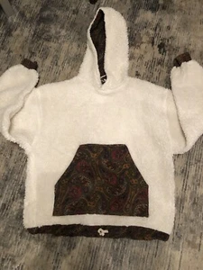 Westbeach Snowboarding Sherpa Hoodie Unisex XLarge White - Picture 1 of 10