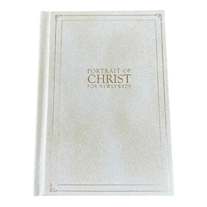 Vintage Portrait Christ Book Newlyweds Illustrated Hardcover Religious Marriage - Picture 1 of 9