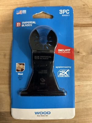Hoja oscilante de un ajuste Imperial Blades IBOA250-3 para madera paquete de 3 de 2 1/2" Foto 1 de 2