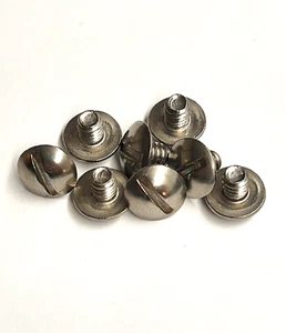 (100) 10-24 X 1/4 Armadura Ranurada Extra Ancha 7/16" Cabeza Acero Inoxidable 3/16 x 1/4 - Imagen 1 de 8