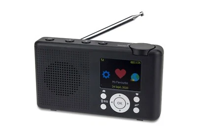 Reflexion TRA23I gr Tragbares Internet Radio DAB+ mit wiederaufladbaren Akku - Bild 1 von 3