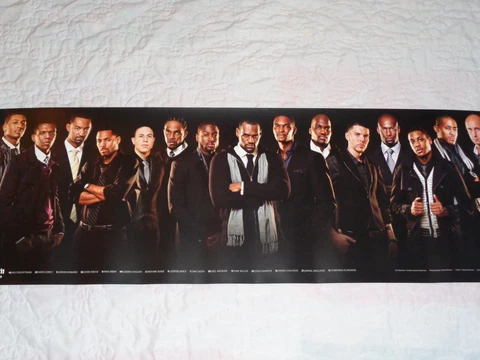 Miami Heat 2010-11 LeBron James Dwayne Wade Rare Team Poster Cover