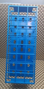 Nalgene Polypropylen 30 mm Reagenzglas Gestell Halter / Blau / 24 Tropfenstellen - Bild 1 von 6