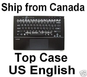 Keyboard + TopCase for SONY SVS131A11L SVS131C1DL SVS13125CDB 149014311US - Imagen 1 de 2