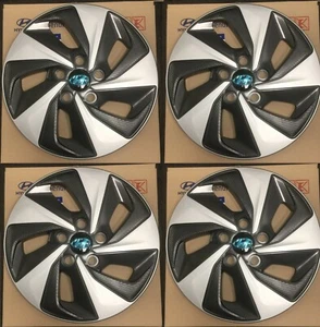 Set of 4 Wheel Cover Hub Cap Brand New Original Hyundai 2017-2018-2019 IONIQ 15" - Picture 1 of 4