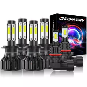 Para For Chrysler Crossfire 2004 - 2007 2008 6× LED Faros+Bombillas antiniebla - Foto 1 di 12