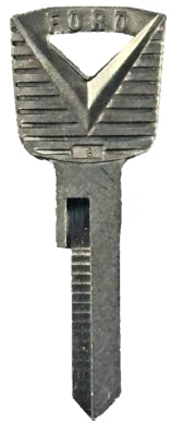 Paquete de 1 - LLAVE DE ENCENDIDO SIN CORTAR FORD OEM EN BLANCO Llave con logotipo Ford 1127DP 32838 Foto 1 de 4