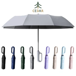 Cedar® Regenschirm mit Ringschnalle - 20 Rippen, doppelte Stärke, wind- & uv-beständig - Bild 1 von 13