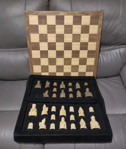 Ambassador Isle of Lewis Replica Historic Chess Set MISSING 1 PAWN See Photos - Picture 1 of 19