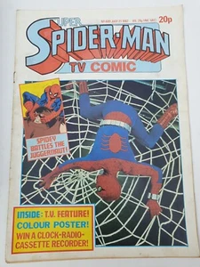 Spider-Man TV Comic Weekly #489 - Jul 1982 - Rare Marvel UK Poor No Centre Pages - Picture 1 of 2