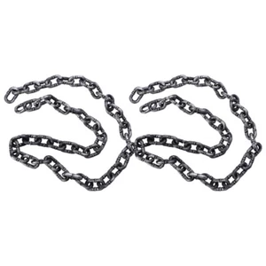 2pcs Halloween Party Decoration Chain Costume Prop Halloween Chain Link Plastic - Picture 1 of 12