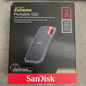 [NEW] SanDisk - Extreme Portable 2TB External USB-C NVMe Portable SSD - Picture 1 of 3