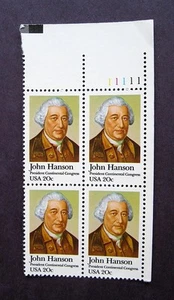 Sc # 1941 ~ PL # BLK ~ 20 ct JOHN HANSON - Picture 1 of 1