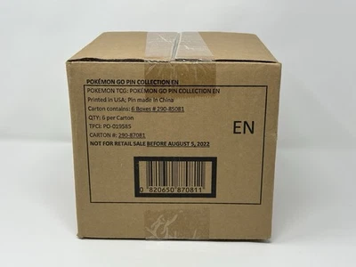 Pokemon GO Pin Collection Display Box CASE Charmander Squirtle Bulbasaur SEALED! - Image 1 of 4