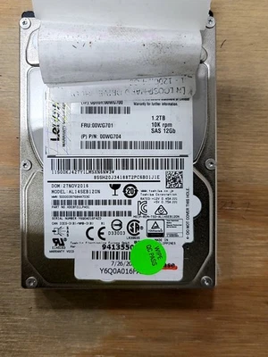 LENOVO Toshiba AL14SEB120N HDEBF01LPA51 Hard Drive 2.5" 1.2TB SAS - Image 1 of 2