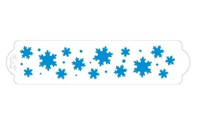 Decora stencil Frozen Star, plastica, trasparente, 7x30 cm - Immagine 1 di 2