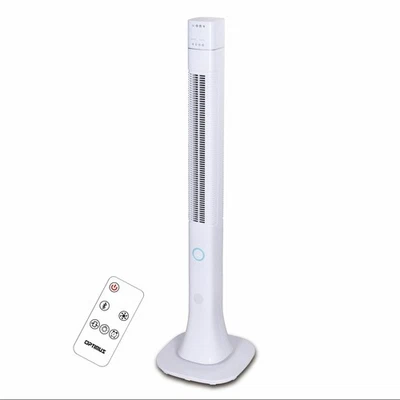 Optimus F-7585Wh 48 Inch Pedestal Tower Fan Remote Control Bluetooth And Led - Image 1 of 4