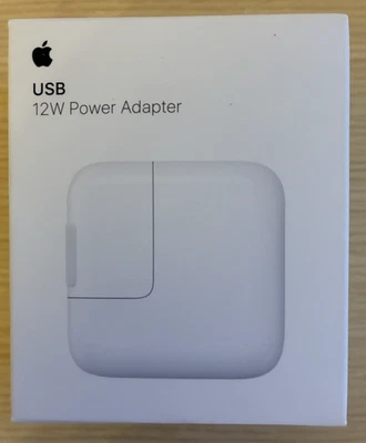 New Genuine Apple 12W USB Power Adapter - White MD836LL/A - Factory Sealed Box - Image 1 of 4