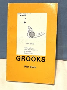 Grooks von Piet Hein 1966 The M.I.T. Presse 1. Englische Ausgabe PB - Bild 1 von 7
