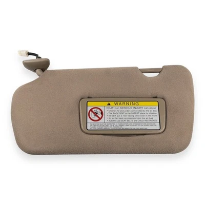 2000-2003 Nissan Maxima 2002-2004 Altima Driver Left Side Sun Visor Lighted Tan - Image 1 of 4