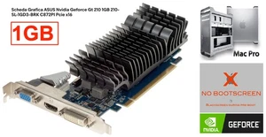 MacPro 1.1 -  5.1 Scheda Grafica compatibile - PCIe 1GB - VGA HDMI DVI - Foto 1 di 9