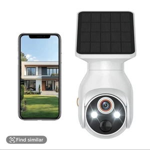 1080p Funkkamera mit Solarpanel, Al Human Detection, - Bild 1 von 9