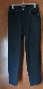 Vintage Cherokee Stretch Jeans Size 10A Black High Rise 98% Cotton - Picture 1 of 6