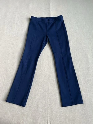 Tory Burch Stacey Pants Women Size XS Navy Blue Ponte Crop Ankle Straight Leg - Image 1 of 4