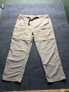 The North Face Pants Mens 3XL Khaki Convertible Zip Off Hiking Regular Outdoor - Picture 1 of 12