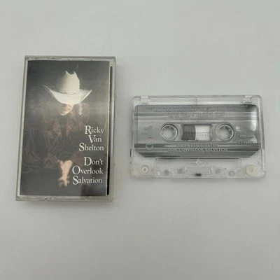Ricky Van Shelton (Cassette Tape) Don’t Overlook Salvation - Tested Works VG - Image 1 of 4