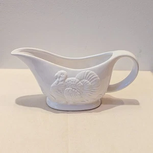 Gibson Thanksgiving Türkei Sauciere weiß elfenbein  - Bild 1 von 7