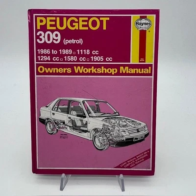 Peugeot 309 (Petrol) 1986–1989 – Haynes Manual No. 1266 - Image 1 of 4