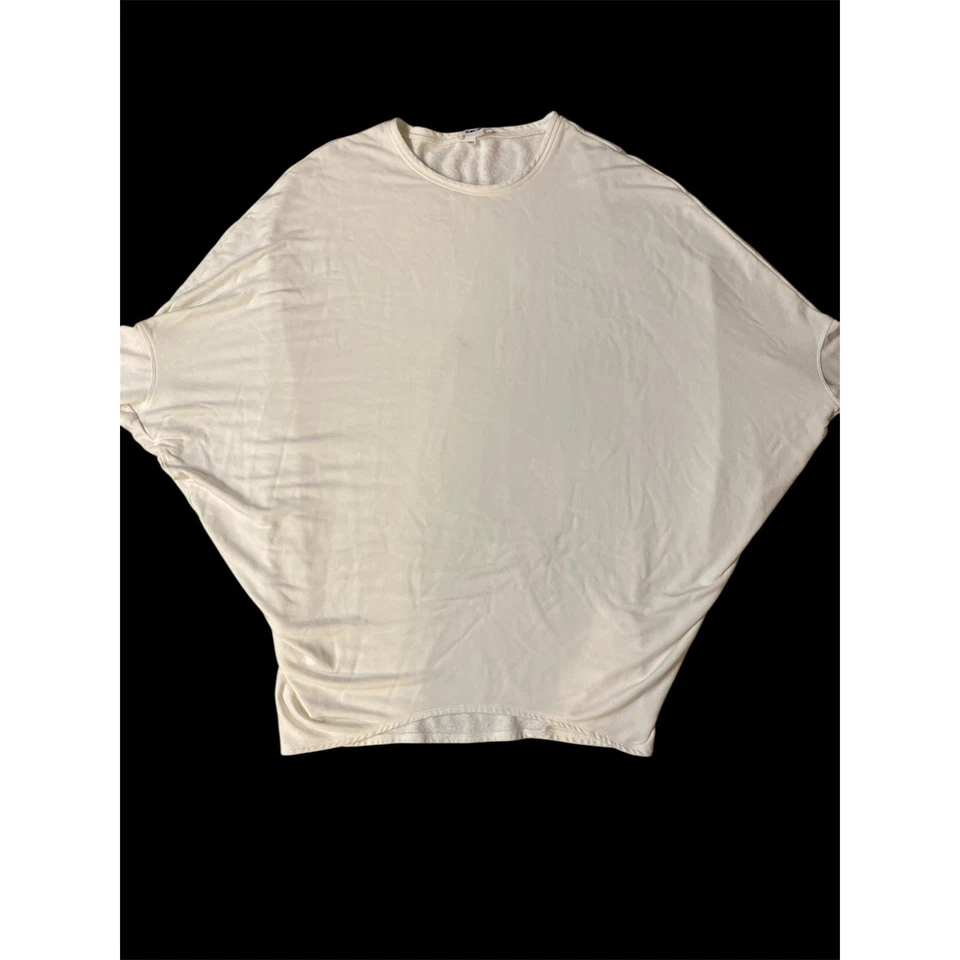 Helmut Lang Long Sleeve Crew Neck Tunic Top Women's Sz Large White - Image 1 of 4