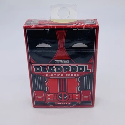 Theory11 Deadpool Premium Playing Cards Poker Size Standard Marvel Studios - New - Image 1 of 4