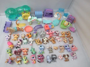 Lote de 40 mascotas vintage LITTLEST PET SHOP LPS y algunos accesorios - Imagen 1 de 24