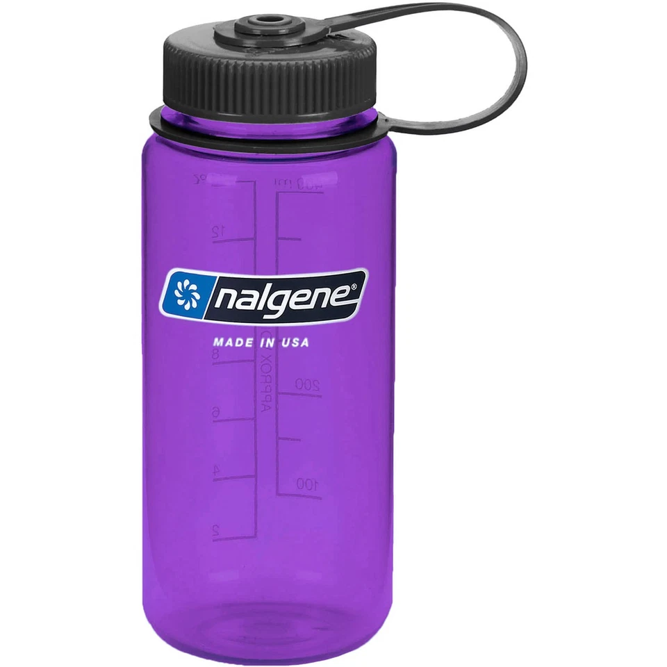 Nalgene Tritan Wide Mouth 16 oz. Water Bottle - Purple/Black - Image 1 of 1